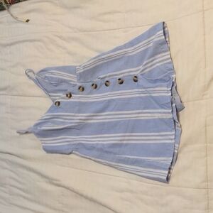 𝅺japna Cotton/linen blend romper size small